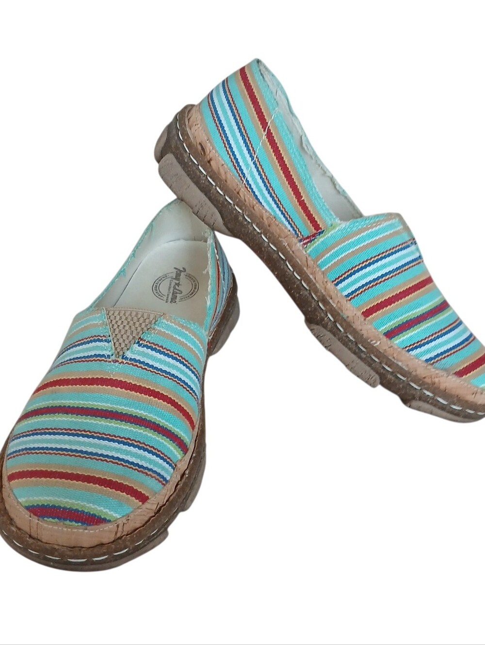 Tony Lama Renata Serape Slip On Casual Shoes 6 Southwestern Mexico Western Comfy
